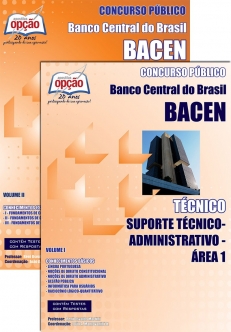 Banco Central do Brasil (BACEN)-TÉCNICO - SUPORTE TÉCNICO-ADMINISTRATIVO - ÁREA 1-TÉCNICO - SEGURANÇA INSTITUCIONAL - ÁREA 2-ANALISTA - CONHECIMENTOS BÁSICOS
